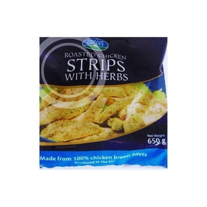 Picture of GREEN VALLEY CHICKEN STRIPS HERBS 650GR